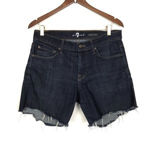 7 For All Mankind Carsen Cutoff Jean Shorts 32